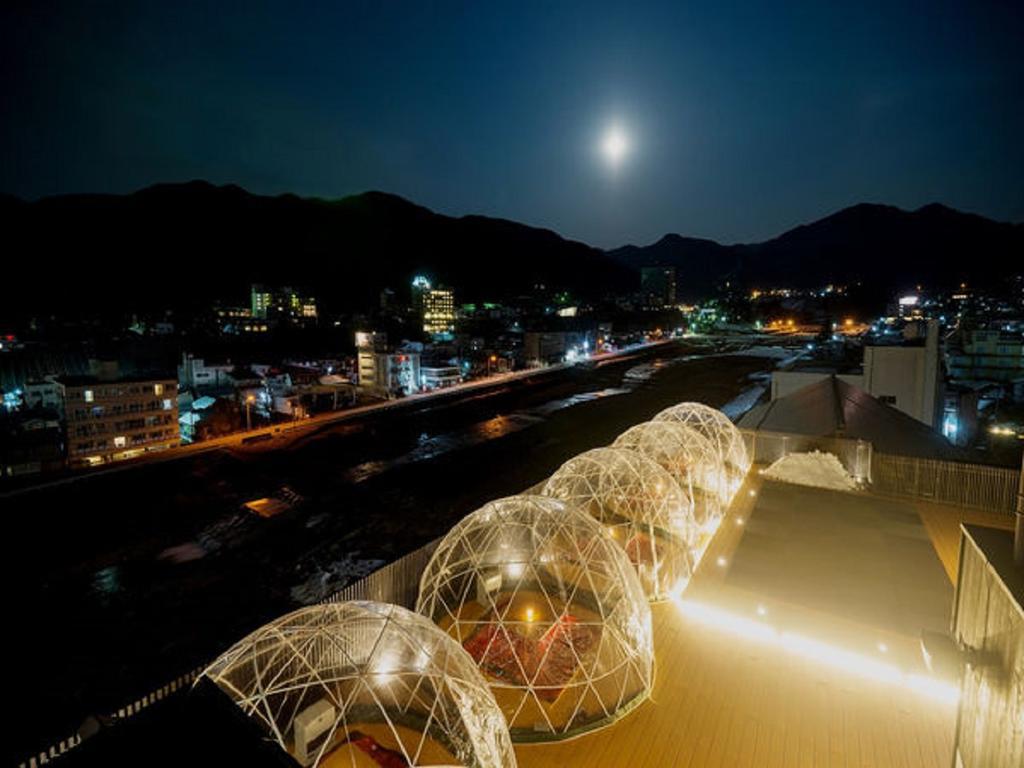 Aburaya Tousen Hotell Yamanouchi  Exteriör bild
